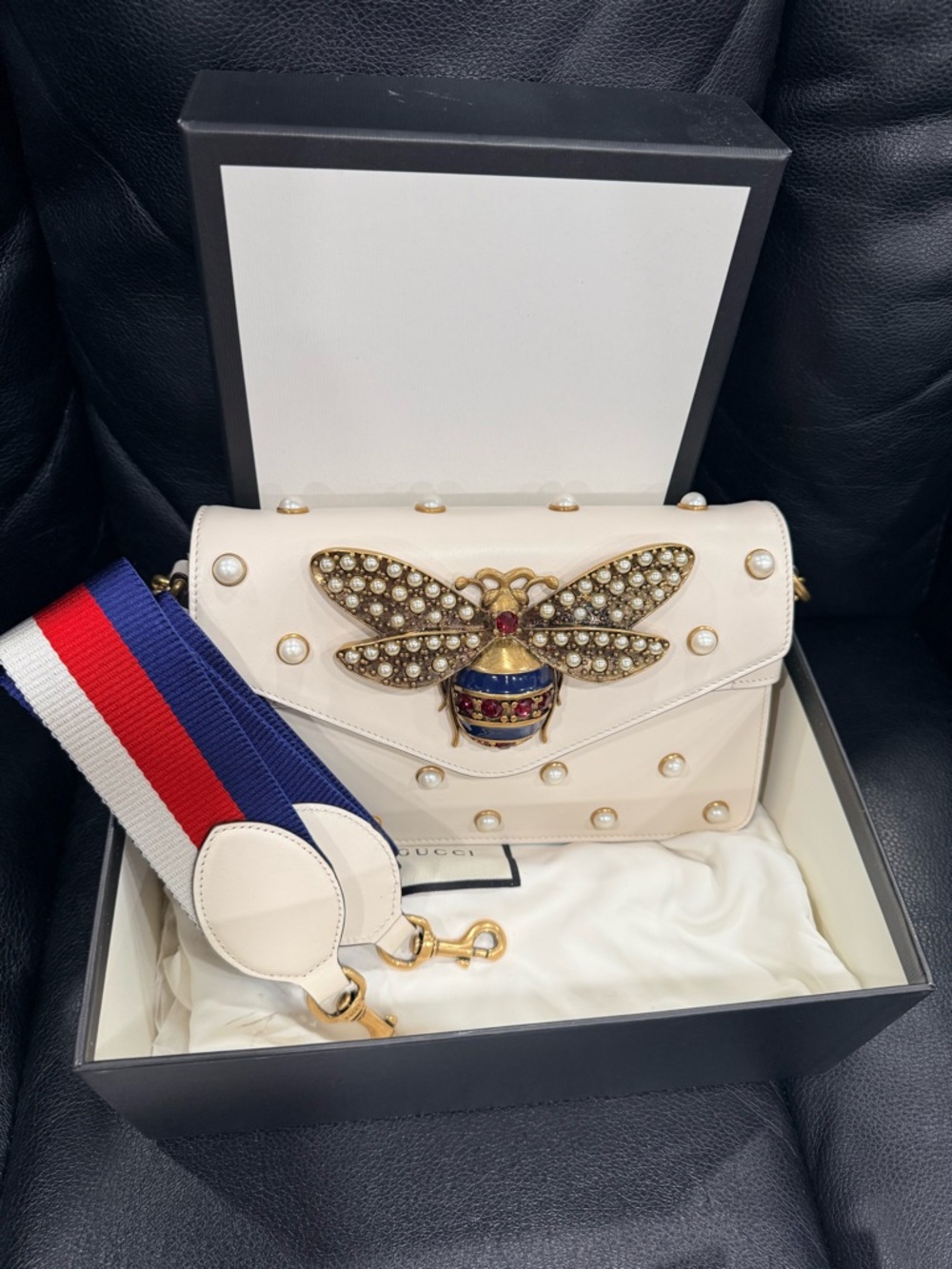Gucci broadway bee bag